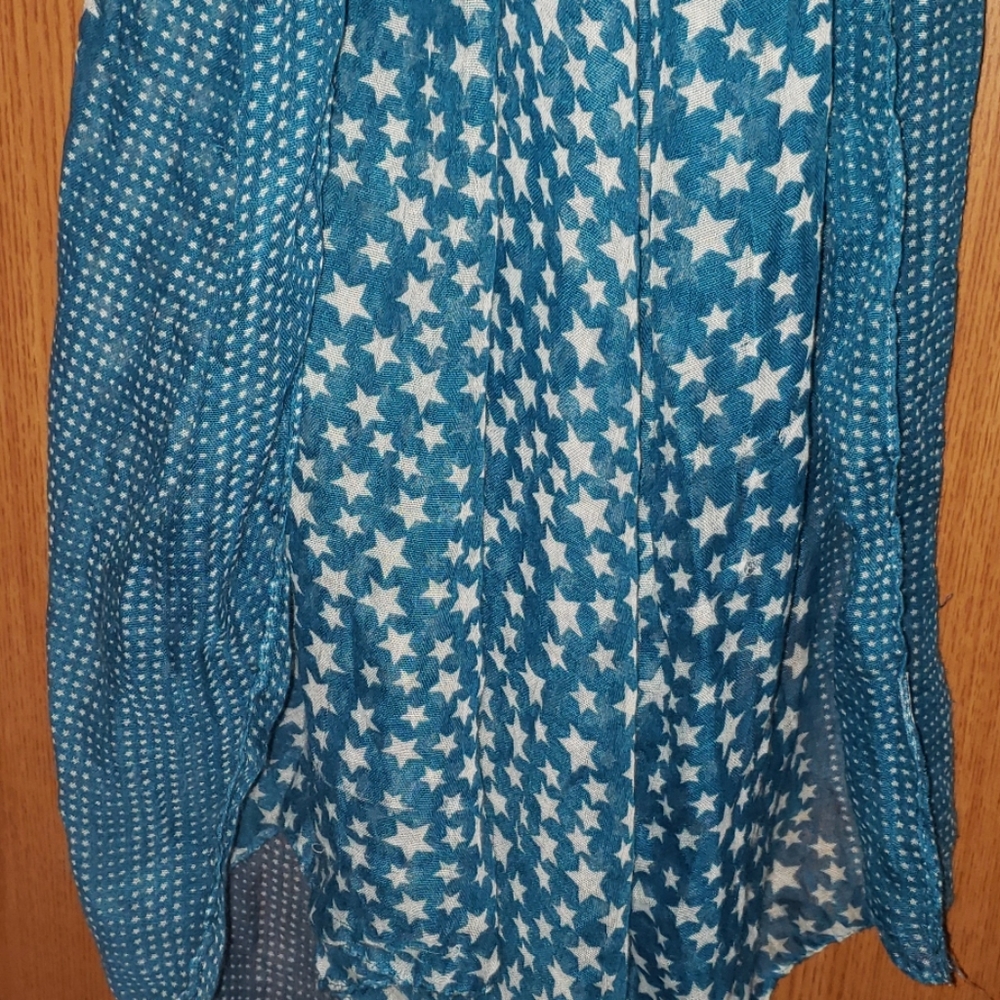 STARS Blue and white Scarf